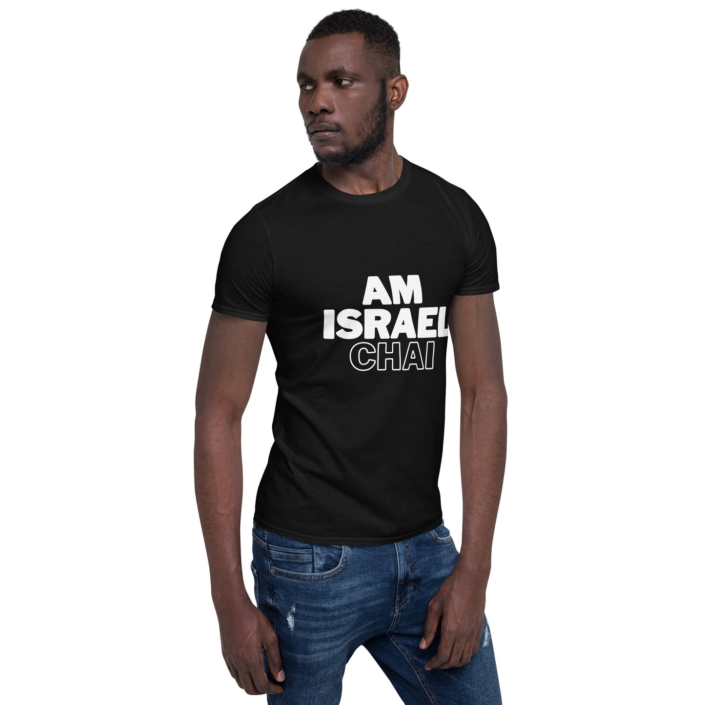 Short-Sleeve Unisex T-Shirt Am Israel Chai