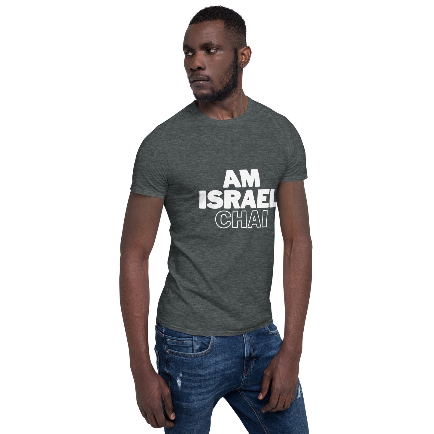 Short-Sleeve Unisex T-Shirt Am Israel Chai