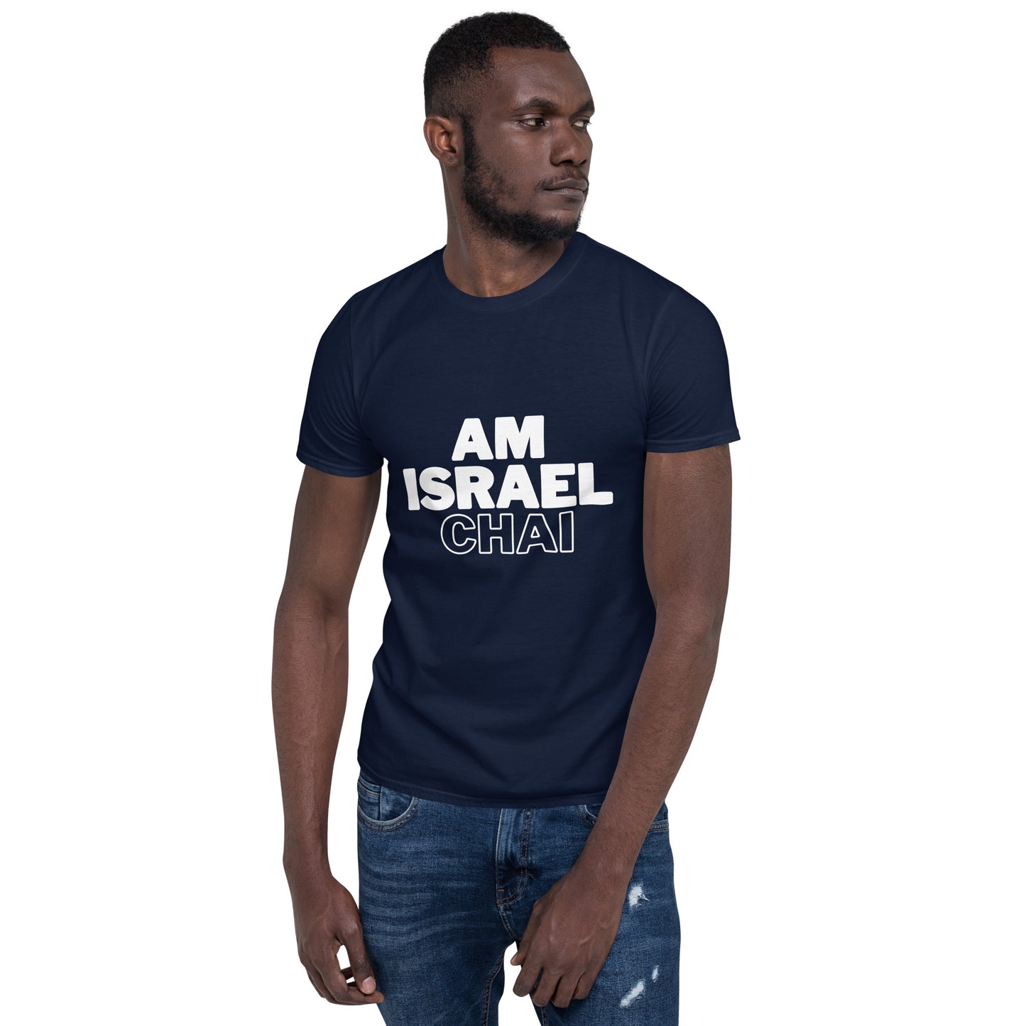 Short-Sleeve Unisex T-Shirt Am Israel Chai